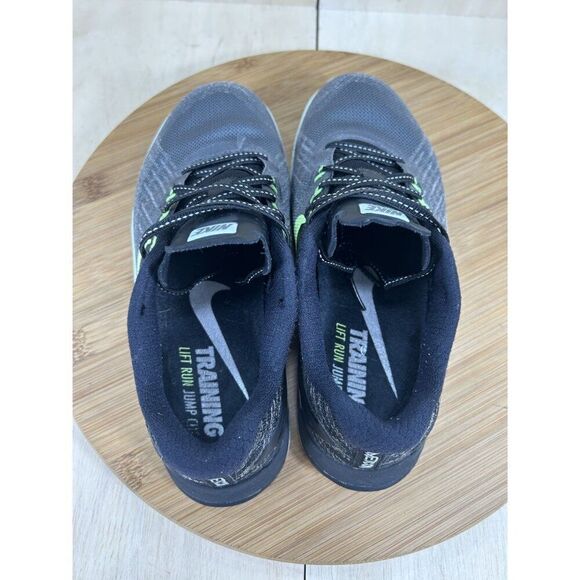 Nike Metcon 3 Black Ghost Green Athletic Cross Training Shoes Womens Size 5.5 - Picture 6 of 8